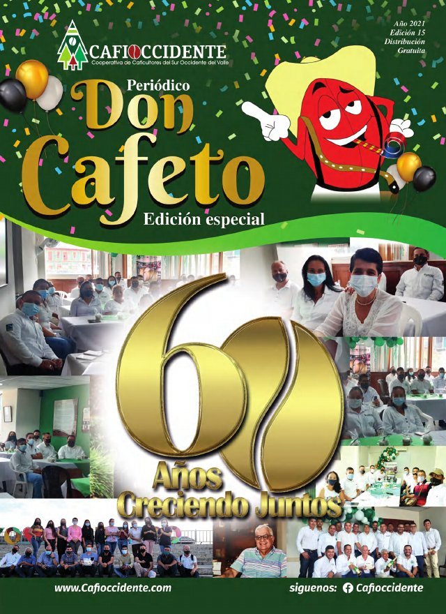 Portada del periódico Don Cafeto, edición 15